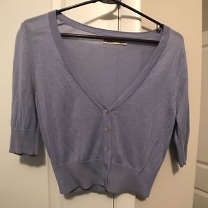 Old Navy Lavender Cropped Cardigan